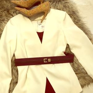 White House Black Market Suede Belt